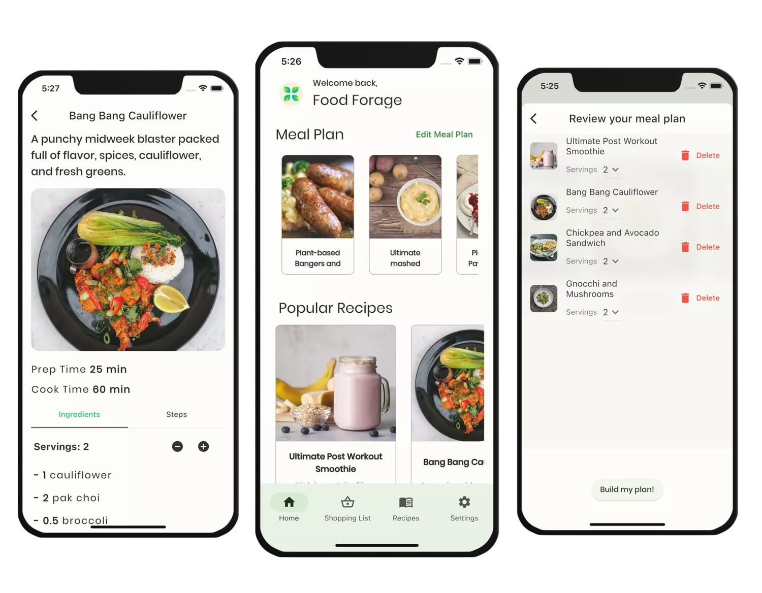 Cooking Feature